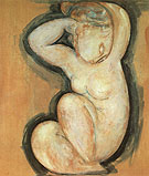 Caryatid 1913 - Amedeo Modigliani