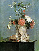 Bouquet of Flowers  1873 - Camille Pissarro reproduction oil painting