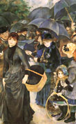 The Umbrellas1881 - Pierre Auguste Renoir reproduction oil painting