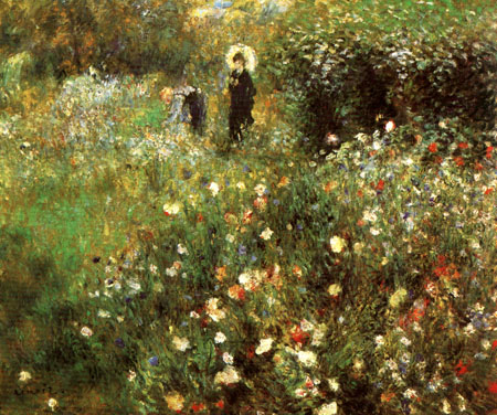 Summer Landscape 1873 - Pierre Auguste Renoir reproduction oil painting