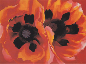 Oriental Poppies 1928 - Georgia O'Keeffe reproduction oil painting