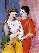 The Lovers 1923 - Pablo Picasso reproduction oil painting