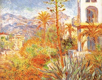 Villas a Bordighera 1888 - Claude Monet reproduction oil painting