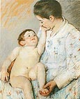 Baby's First Caress - Mary Cassatt