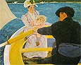 The Boating Party 1894 - Mary Cassatt reproduction oil painting