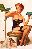 Gil Elvgren No You Don't 1956 - Pin Ups reproduction oil painting
