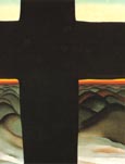 Black Cross New Mexico 1929 - Georgia O'Keeffe reproduction oil painting