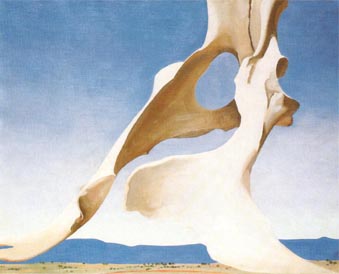 Pelvis With the Distance 1943 - Georgia O'Keeffe reproduction oil painting