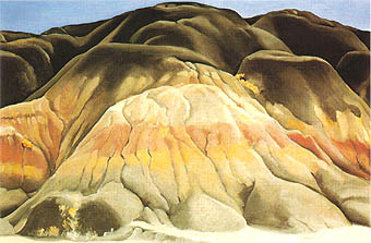 The Grey Hills 1942 - Georgia O'Keeffe reproduction oil painting