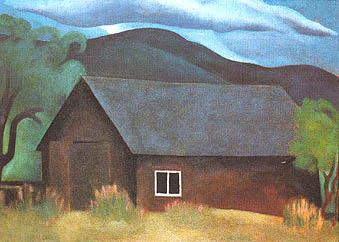 My Shanty 1922 - Georgia O'Keeffe reproduction oil painting
