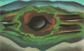 Pool in the Woods 1922 - Georgia O'Keeffe reproduction oil painting