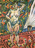 Standing Nude 1921 - Joan Miro