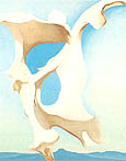 Pelvis With Moon 1943 - Georgia O'Keeffe reproduction oil painting
