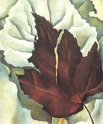 Pattern of Leaves 1924 - Georgia O'Keeffe reproduction oil painting