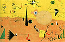 Catalan Landscape The Hunter 1923 - Joan Miro