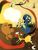 Dutch Interior II 1928 - Joan Miro reproduction oil painting