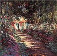 Garden in Flower - Claude Monet reproduction oil painting