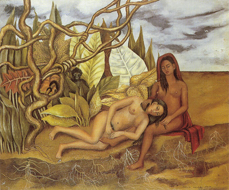 Two Nudes in the Wood 1939 - Frida Kahlo reproduction oil painting