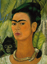 Self Portrait with Monkey 1938 - Frida Kahlo