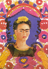 Self Portrait The Frame 1938 - Frida Kahlo