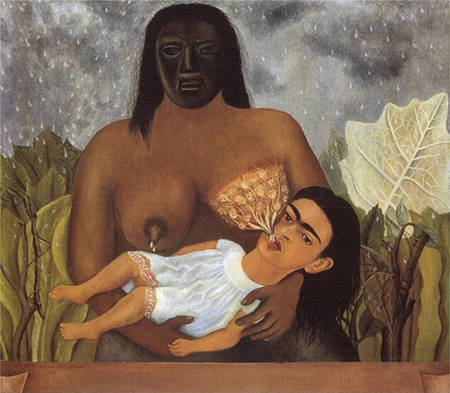 My Nurse and I 1937 - Frida Kahlo reproduction oil painting