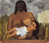 My Nurse and I 1937 - Frida Kahlo