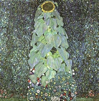 Sunflower 1906 - Gustav Klimt reproduction oil painting