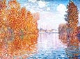 Autumn Argenteuil - Claude Monet reproduction oil painting