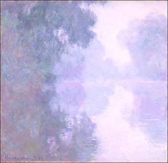 Morning Mist Giverny 1897 - Claude Monet reproduction oil painting