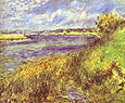 Bords de Seine a Champrosay 1876 - Pierre Auguste Renoir