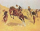 Turn Him Loose, Bill - Frederic Remington reproduction oil painting