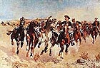 Dismounted: The Fourth Troopers Moving the Lead Horses - Frederic Remington