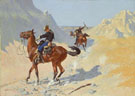 The Advance Guard 1890 - Frederic Remington reproduction oil painting