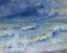 The Wave Seascape - Pierre Auguste Renoir reproduction oil painting