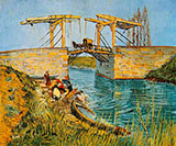 The Langlois Bridge April 1998 - Vincent van Gogh reproduction oil painting