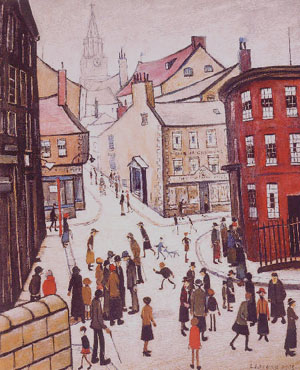 Berwick - L-S-Lowry reproduction oil painting