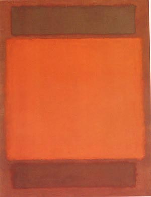 Orange and Brown - Mark Rothko reproduction oil painting