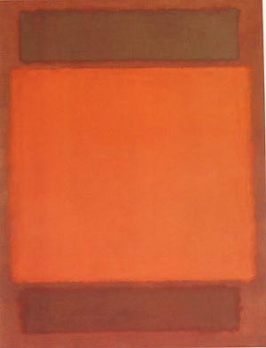 Orange and Brown - Mark Rothko reproduction oil painting