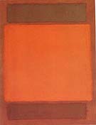 Orange and Brown - Mark Rothko reproduction oil painting