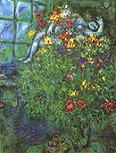 Le Bouquet Ardent - Marc Chagall reproduction oil painting