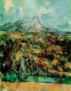 Mont Sainte-Victoire 1900 1 - Paul Cezanne reproduction oil painting