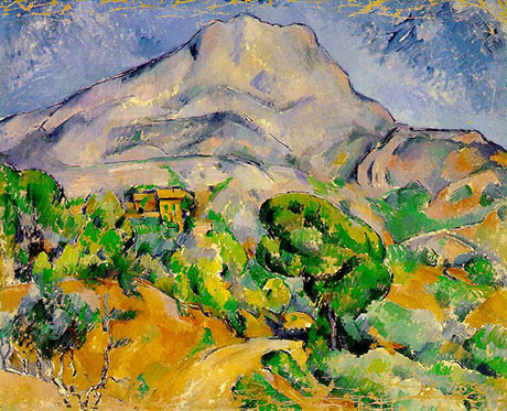 Mont Sainte-Victoire 1900 - Paul Cezanne reproduction oil painting