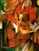 Foxes 1913 - Franz Marc reproduction oil painting