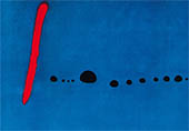 Blue II - Joan Miro reproduction oil painting
