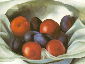 Plums - Georgia O'Keeffe reproduction oil painting