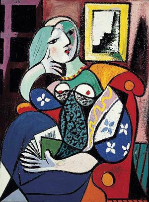 Woman with Book 1932 - Pablo Picasso reproduction oil painting