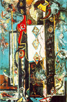 Male and Female 1942 - Jackson Pollock