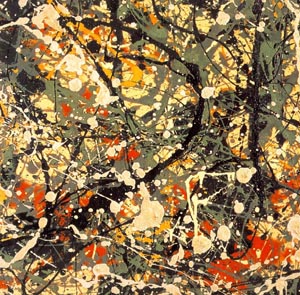 No 8 1949 DETAIL - Jackson Pollock reproduction oil painting