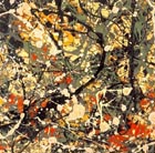 No 8 1949 DETAIL - Jackson Pollock reproduction oil painting