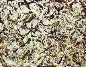 Arc-en-ciels gris - Jackson Pollock reproduction oil painting